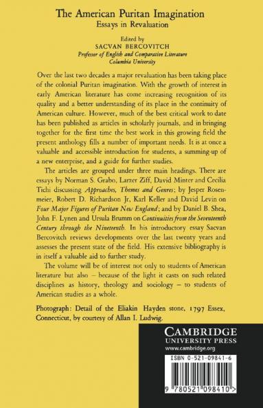 American Puritan Imagination