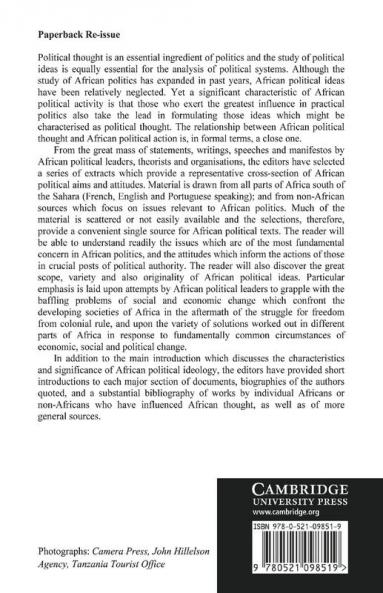 African Aims and Attitudes