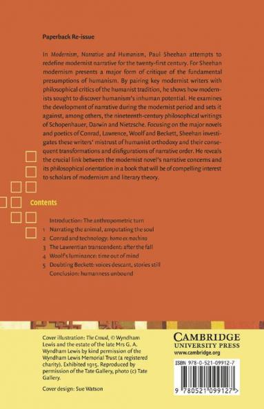 Modernism Narrative and Humanism