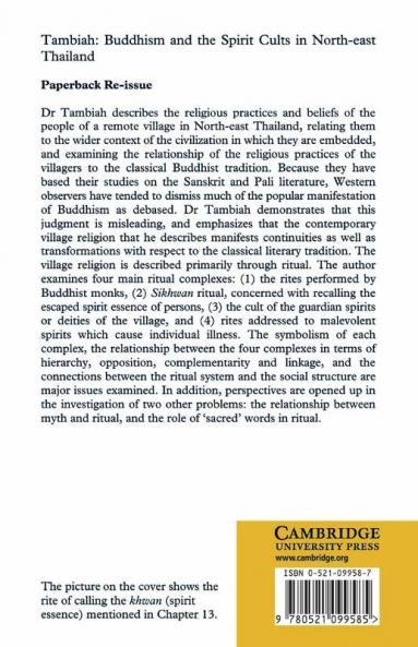 Buddhism and the Spirit Cults in North-East Thailand