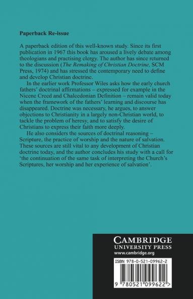 The Making of Christian Doctrine
