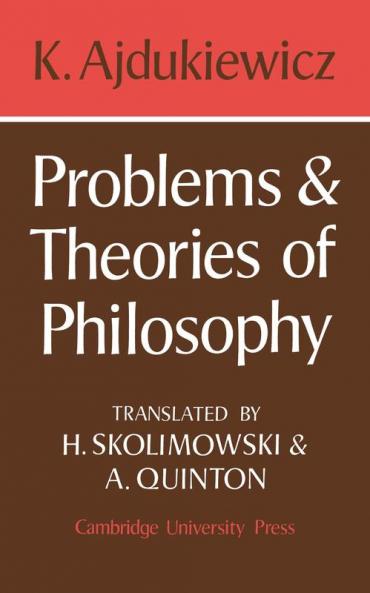 Problems and Theories of Philosophy
