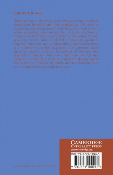 The Theory of Generalised Functions