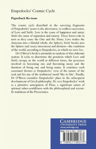 Empedocles' Cosmic Cycle