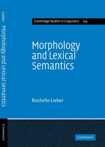 Morphology and Lexical Semantics