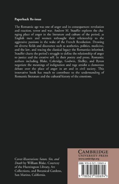 Anger Revolution and Romanticism