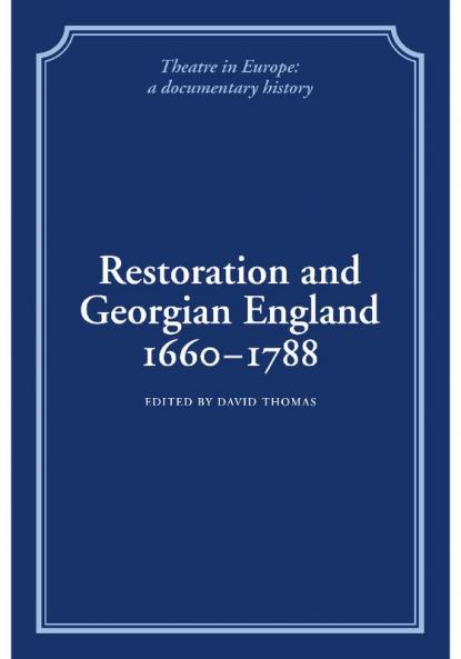 Restoration and Georgian England 1660-1788