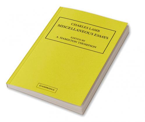 Miscellaneous Essays