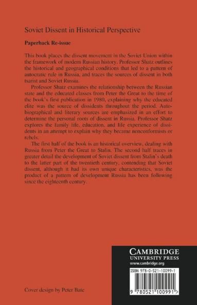 Soviet Dissent in Historical Perspective