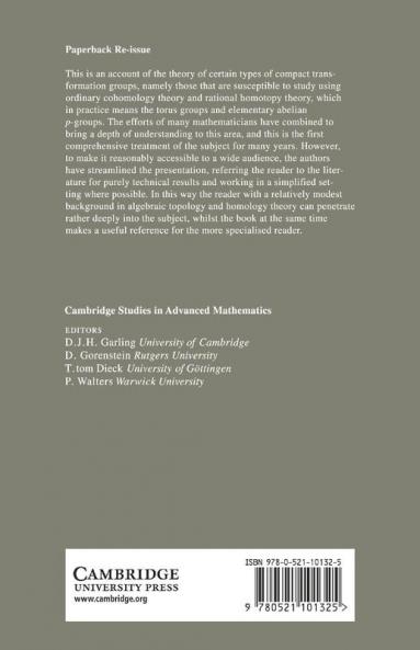 Cohomological Methods in Transformation Groups