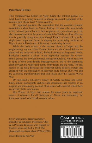 A History of Niger 1850 1960