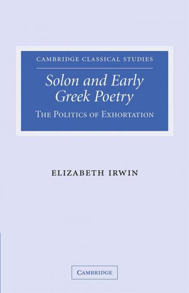 Solon and Early Greek Poetry