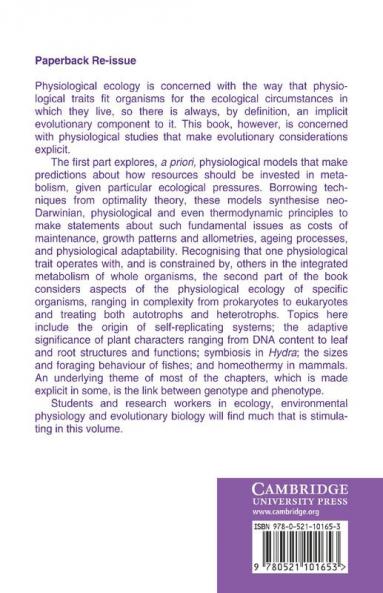 Evolutionary Physiological Ecology