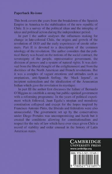 Ideas and Politics of Chilean Independence 1808-1833