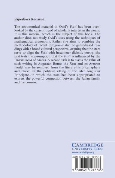 Ovid Aratus and Augustus