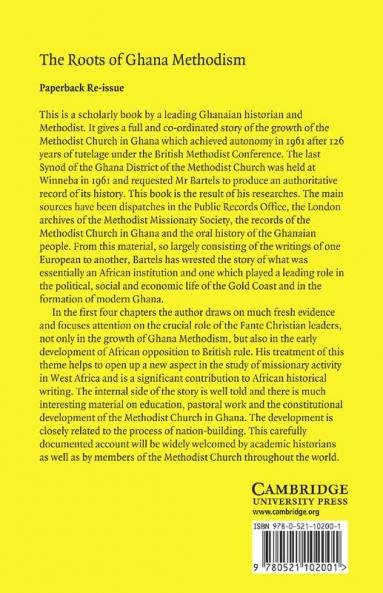 The Roots of Ghana Methodism