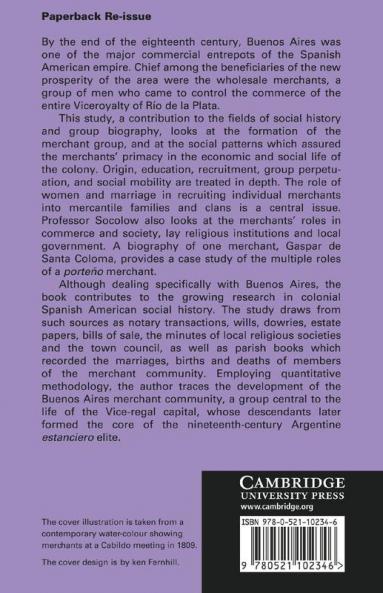 Merchants of Buenos Aires 1778 1810