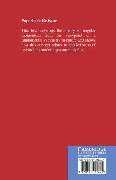 Angular Momentum in Quantum Physics