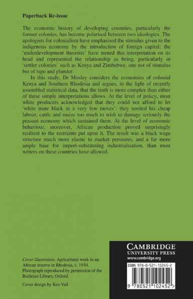 The Settler Economies