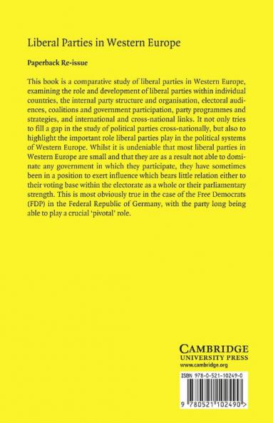 Liberal Parties in Western Europe