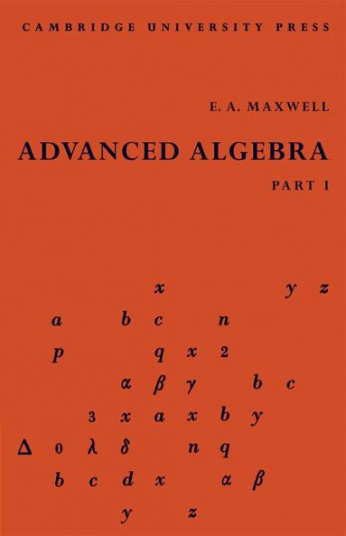 Advanced Algebra Part 1