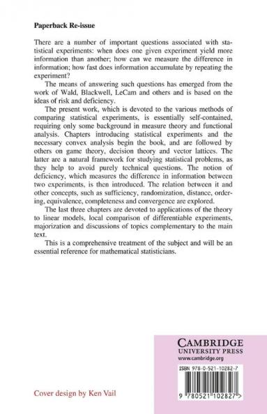 Comparison of Statistical Experiments