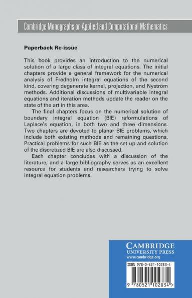 The Numerical Solution of Integral Equations of the Second Kind