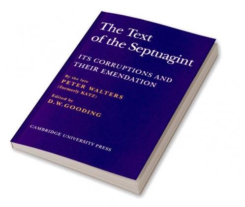 The Text of the Septuagint