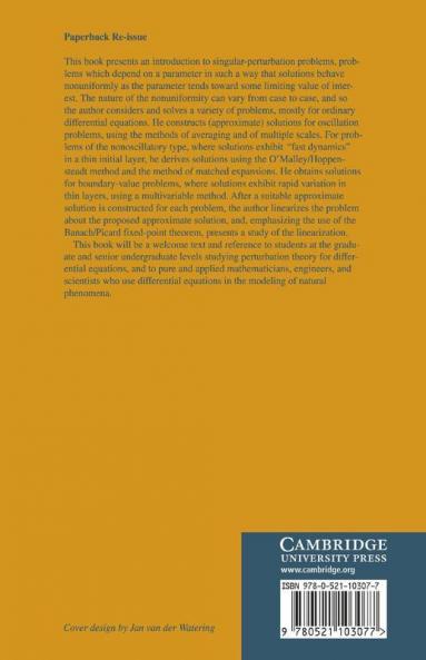 Singular-Perturbation Theory