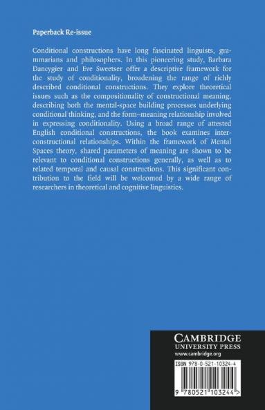Mental Spaces in Grammar