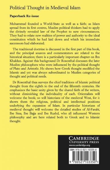Political Thought in Medieval Islam