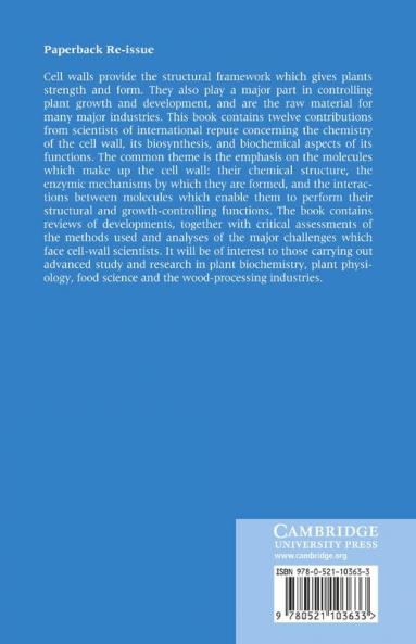 Sebs 28 Biochemistry of Plant Cell Walls