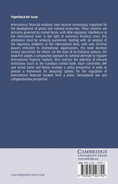 The Regulation of International Financial Markets