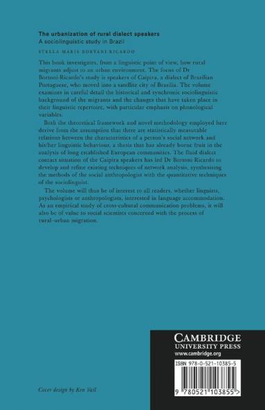 The Urbanization of Rural Dialect Speakers