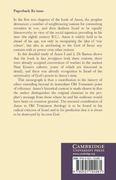 Amos's Oracles Against the Nations