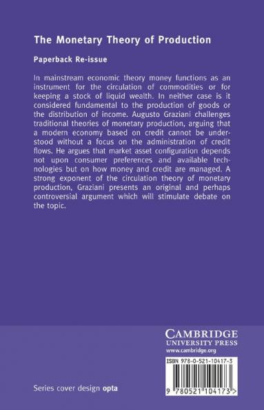 The Monetary Theory of Production