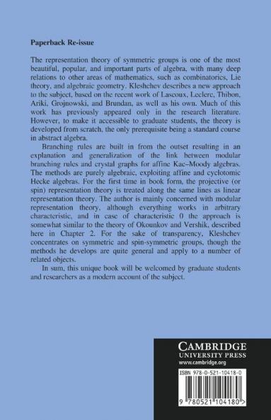 Linear and Projective Representations of Symmetric Groups