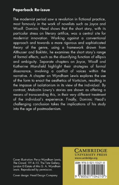 The Modernist Short Story