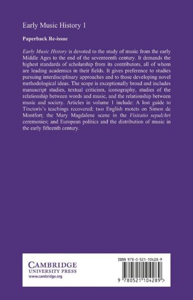 Early Music History