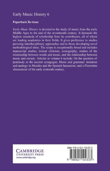 Early Music History