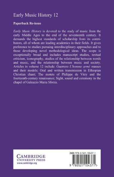 Early Music History