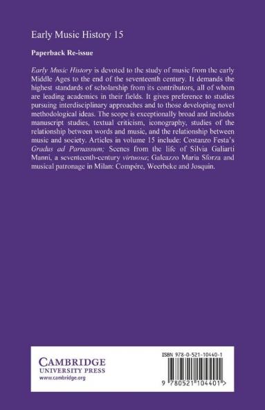 Early Music History
