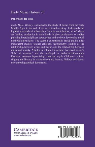 Early Music History