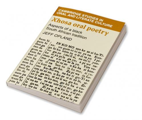 Xhosa Oral Poetry
