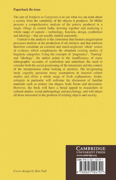 Artefacts as Categories