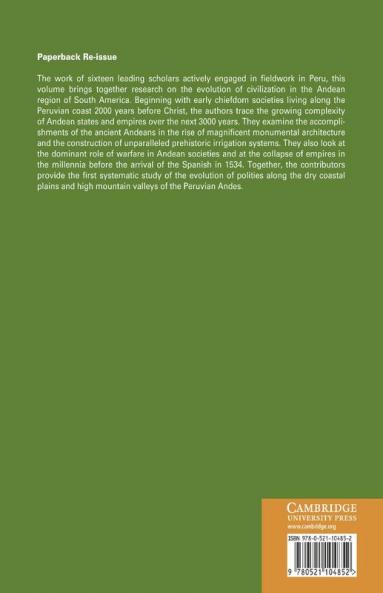 The Origins and Development of the Andean State