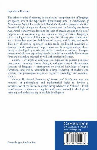 Meaning and Speech Acts