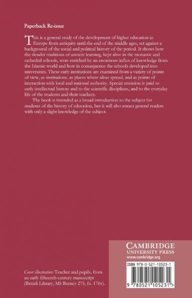 The First Universities