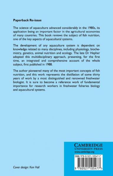 Nutrition of Pond Fishes