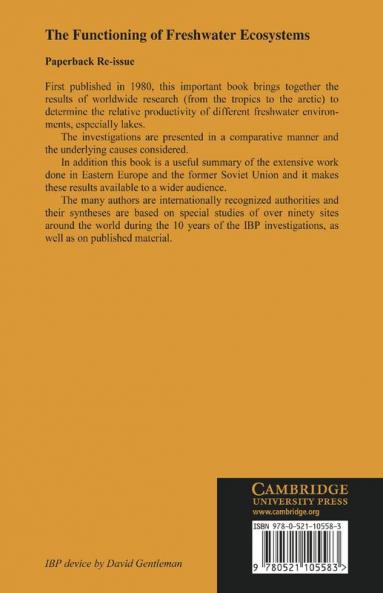 The Functioning of Freshwater Ecosystems